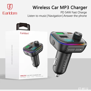 ارزان ترین شارژر فندکی و اف ام پلیر بلوتوثی ارلدام Earldom مدل ET-M112 با بلوتوث 5.4