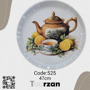 سینی پذیرایی ملامین برند تورزن کد ۵۲۵