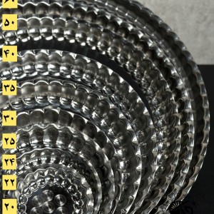سینی استیل مدل کنگره سایز ۶۰ طرح ساده