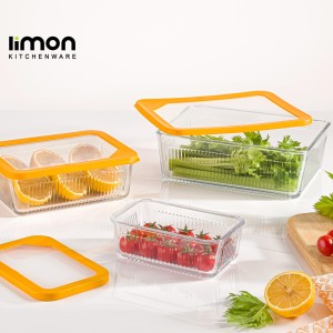 ظرف شیشه ای دربدار 1.1 لیتر لیمون