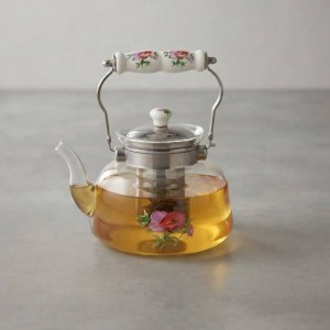 کتری پیرکس دسته سرامیکی ۱/۴ لیتر