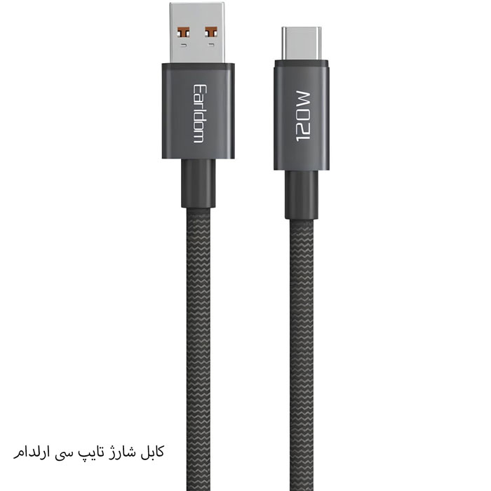 کابل شارژ تایپ سی مشکی