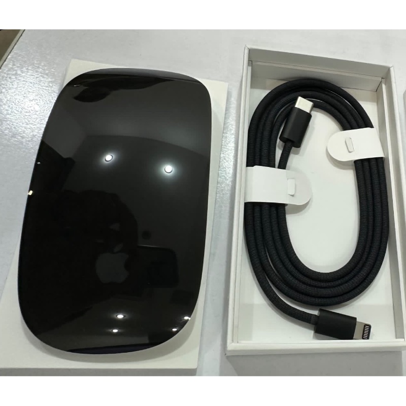  Magic Mouse اپل (مشکی – مولتی‌تاچ) | در حد نو