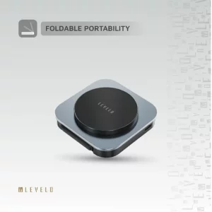 Levelo TrioFlow 3 In 1 Wireless Charger - Black