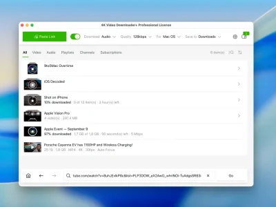 دانلود ویدیو از یوتیوب با 4K Video Downloader Plus برای مک