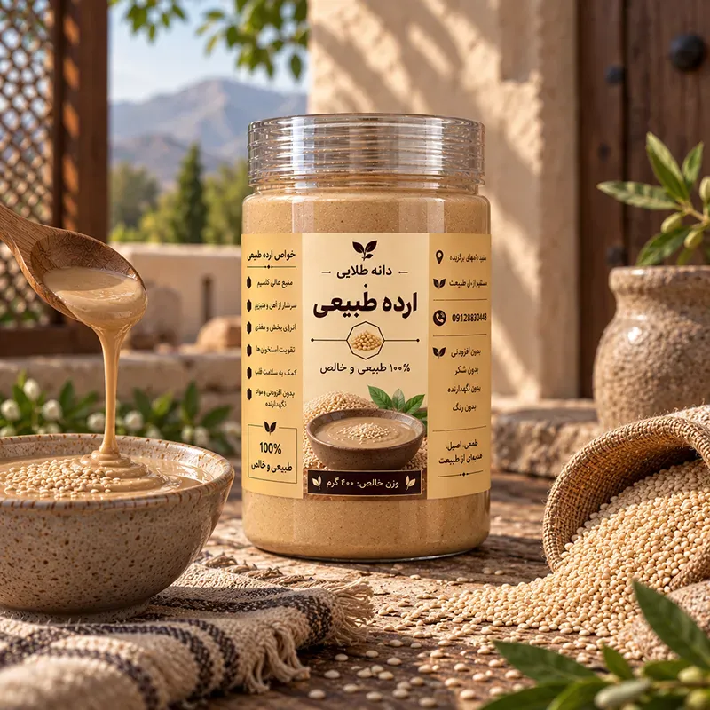 ارده طبیعی دانه طلایی