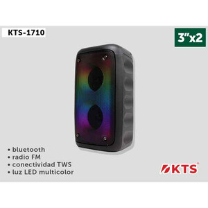 اسپیکر بلوتوثی قابل حمل 3 اینچ مدل KTS-1710