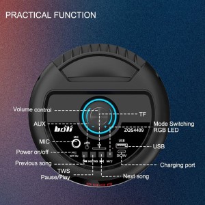 اسپیکر بلوتوثی مدل ZQS- 42107