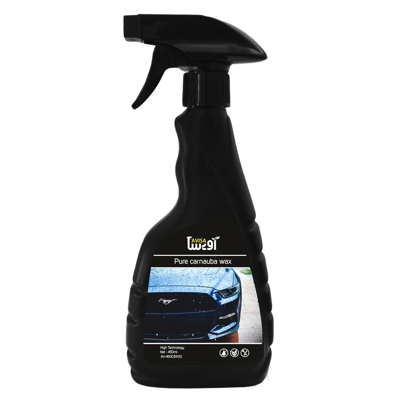 اسپری واکس بدنه خودرو آویسا مدل کارنابا AV-450CB1012 حجم 450 میلی لیتر