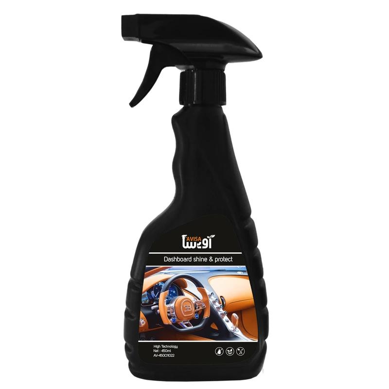 اسپری تمیزکننده و محافظ داشبورد خودرو آویسا مدل AV-450CI1022 حجم 450 میلی لیتر