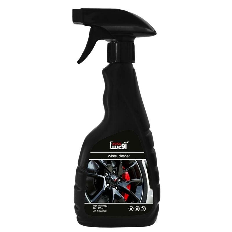اسپری تمیزکننده رینگ خودرو آویسا مدل AV-450DW1102 حجم 450 میلی لیتر