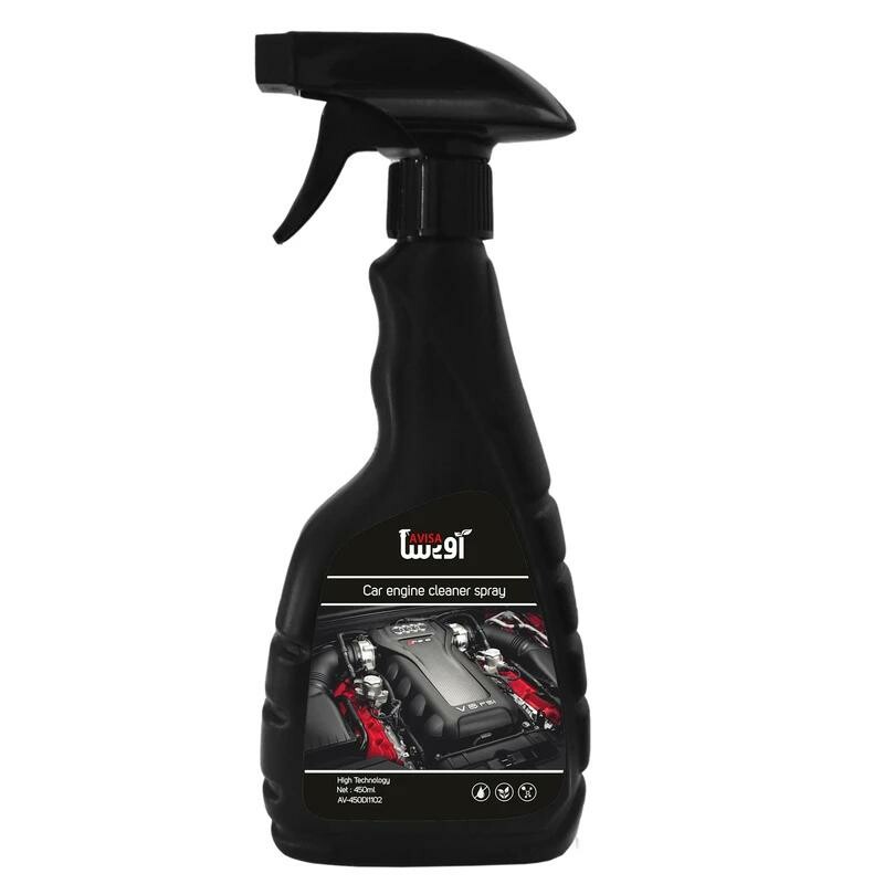 اسپری تمیزکننده موتور خودرو آویسا مدل AV-450DE1102 حجم 450 میلی لیتر