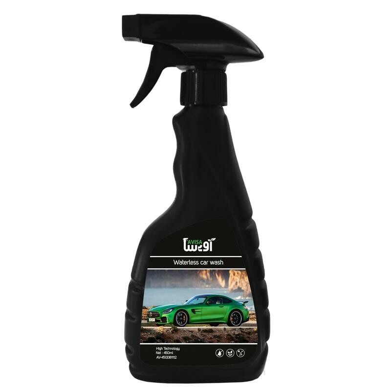 اسپری کارواش بدون آب خودرو آویسا مدل نانو AV-450DB1112 حجم 450 میلی لیتر