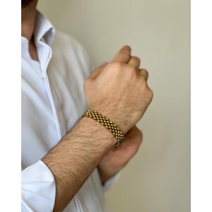 دستبند مردانه طرح رولکس مدل کلاسیک