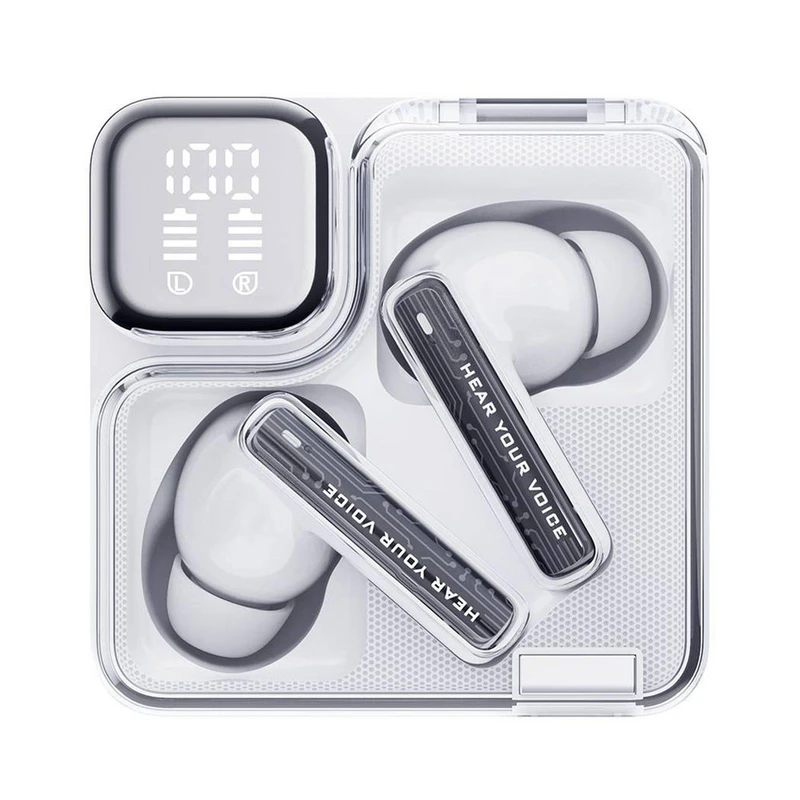 هدفون بلوتوثی کیو سی وای مدل MeloBuds Neo بدون قابلیت نویز کنسلینگ، درگاه شارژ USB Type-C، مقاوم در برابر رطوبت و عرق با استاندارد IPX5