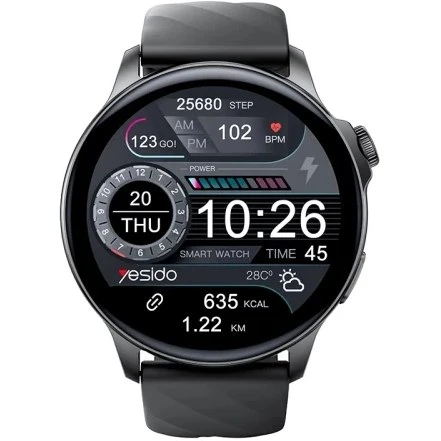 ساعت هوشمند یسیدو مدل IO29 با بدنه پلی کربنات و ضد آب IP67