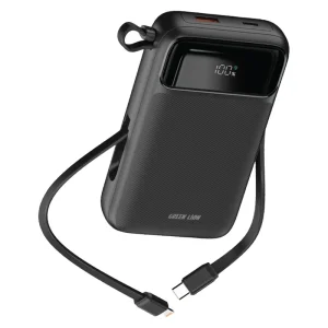 پاور بانک گرین لاین مدل luzern ظرفیت ۲۰۰۰۰ میلی آمپر ساعت