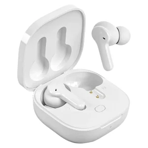 هدفون بلوتوثی کیو سی وای مدل T13 TWS با نویز کنسلینگ میکروفون (ENC)، درگاه شارژ USB Type-C، دارای میکروفون دوگانه، دارای قابلیت جداسازی صدا، مقاوم در برابر رطوبت و عرق