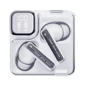 هدفون بلوتوثی کیو سی وای مدل MeloBuds Neo بدون قابلیت نویز کنسلینگ، درگاه شارژ USB Type-C، مقاوم در برابر رطوبت و عرق با استاندارد IPX5