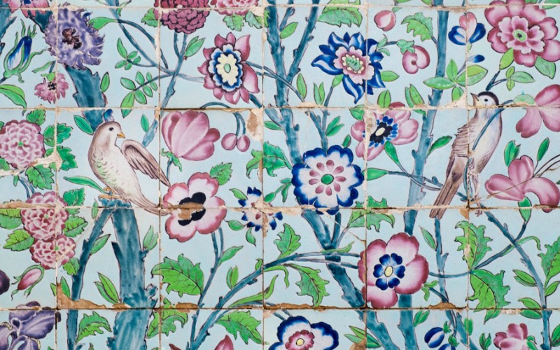 فروش کاشی گل و مرغ در اصفهان