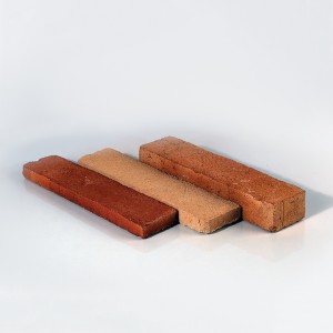 Traditional rustic 3D chamotte brick