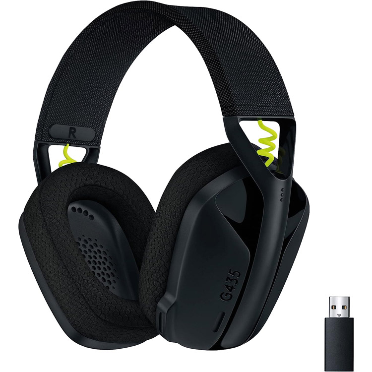 خرید هدست گیمینگ بی‌سیم Logitech G435 - سیاه