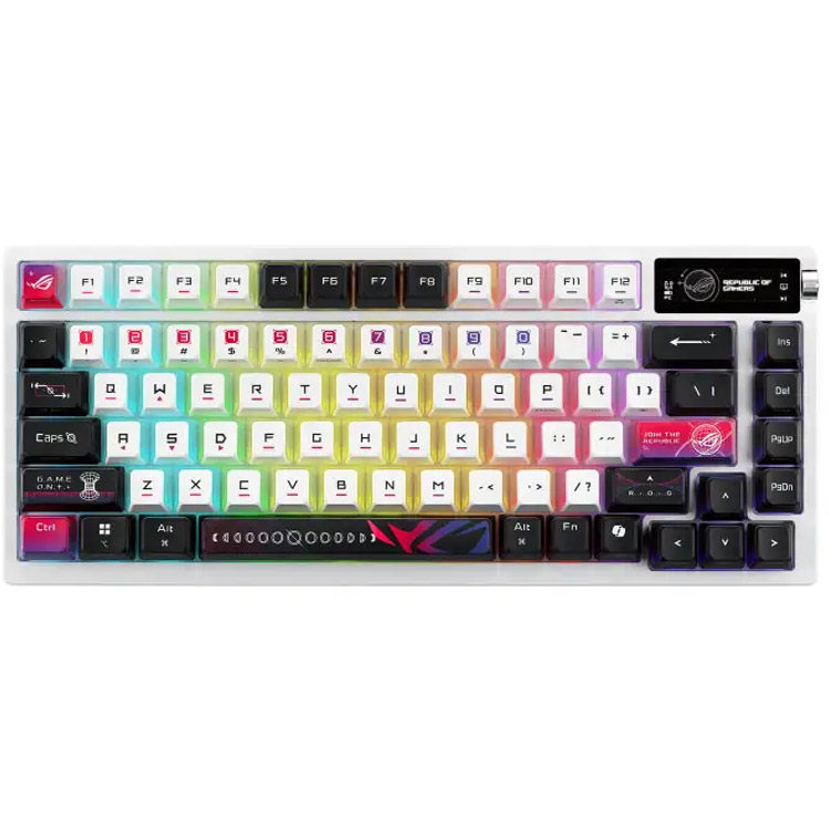 خرید کیبورد گیمینگ بی‌سیم Asus ROG Azoth X - سفید