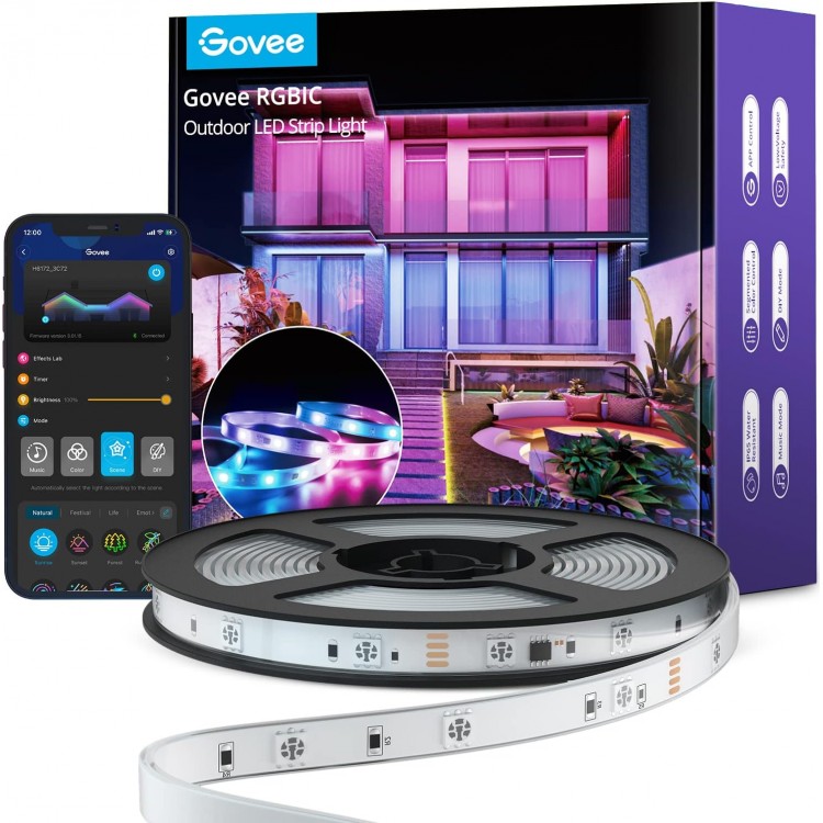 خرید لامپ هوشمند GoVee Outdoors LED - طول ۱۰ متر