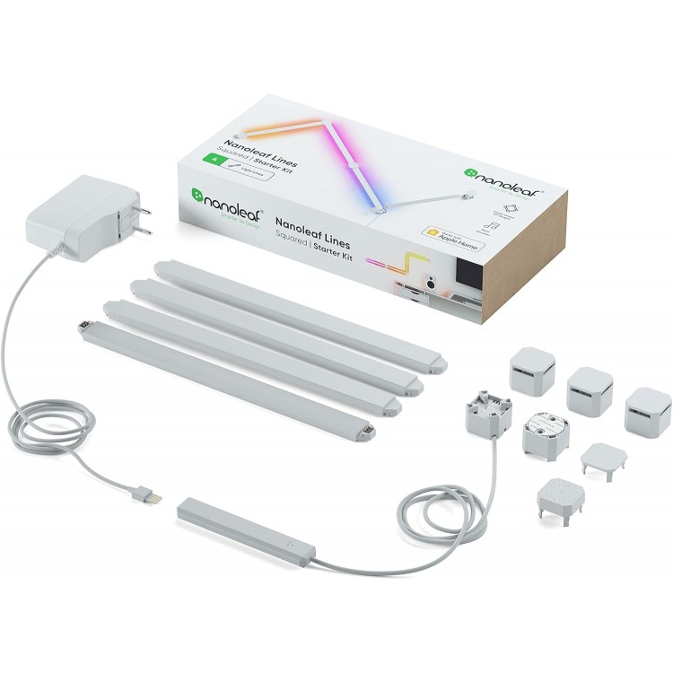 خرید لامپ هوشمند Nanoleaf Lines Starter Kit - مربع - پک چهارتایی