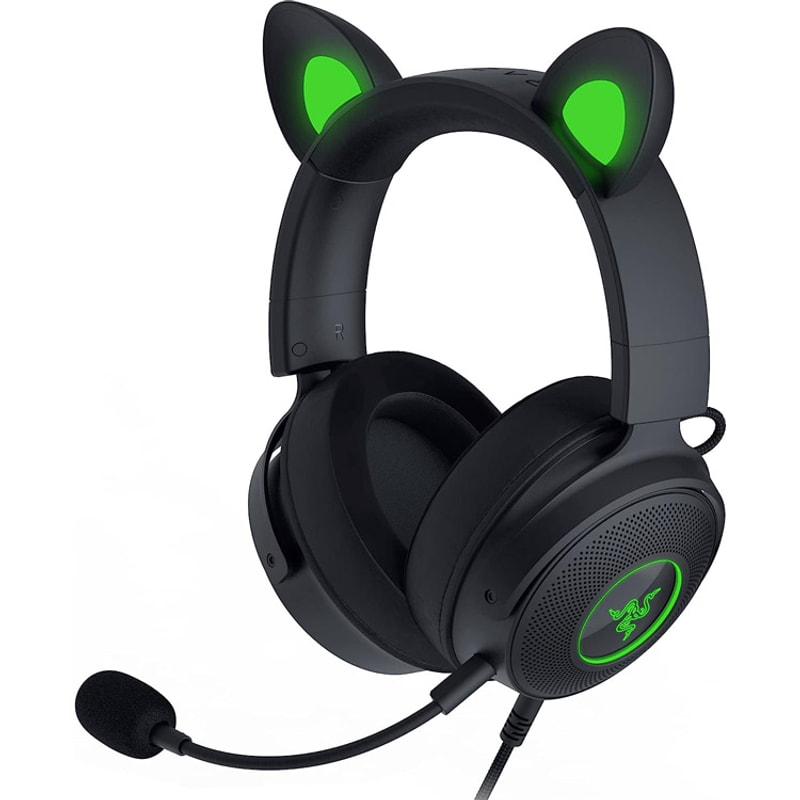 خرید هدست گیمینگ بی‌سیم Razer Kraken Kitty V2 Pro - سیاه