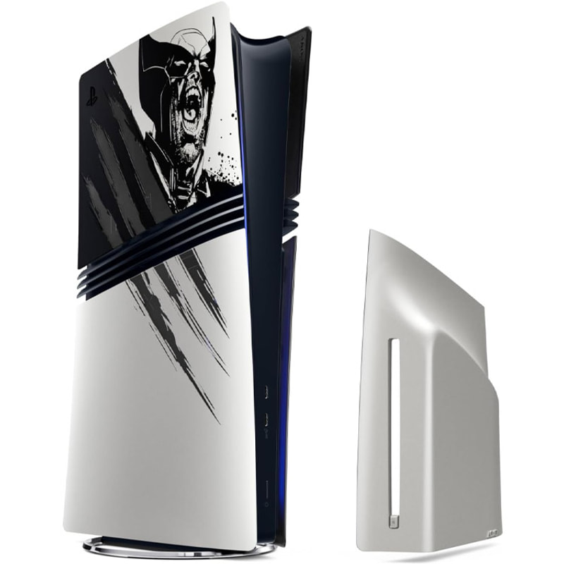 کاور کنسول PS5 پرو اریجینال - طرح Wolverine Adamantium