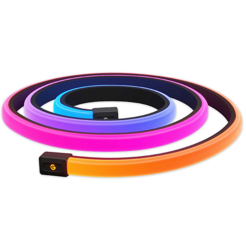 لامپ هوشمند ریسه‌ای GoVee RGBIC Neon Rope Light برای میز سه متر