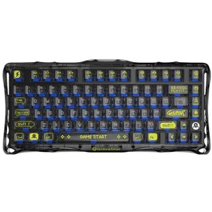 خرید کیبورد بی‌سیم GravaStar Mercury K1 Lite - سیاه شفاف