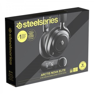 خرید هدست گیمینگ بی‌سیم SteelSeries Arctis Nova Elite - سیاه