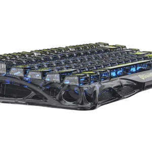 خرید کیبورد بی‌سیم GravaStar Mercury K1 Lite - سیاه شفاف