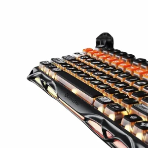 خرید کیبورد گیمینگ بی‌سیم GravaStar Mercury K1 Pro - نسخه ویژه CyberFlare
