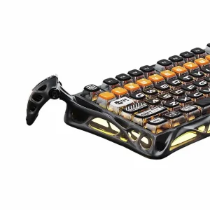 خرید کیبورد گیمینگ بی‌سیم GravaStar Mercury K1 Pro - نسخه ویژه CyberFlare