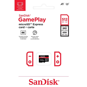 خرید میکرو اس دی SanDisk GamePlay - ظرفیت ۵۱۲ گیگابایت