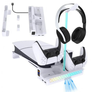 استند چندکاره افقی PGTech RGB Console Bracket مخصوص PS5 Slim و Pro