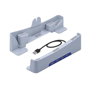 پایه افقی چندکاره PGtech Console Bracket با هاب USB 4-in-1 مخصوص PS5 Slim و Pro