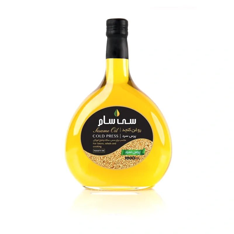 روغن کنجد پرس سرد سی سام ۱ لیتر