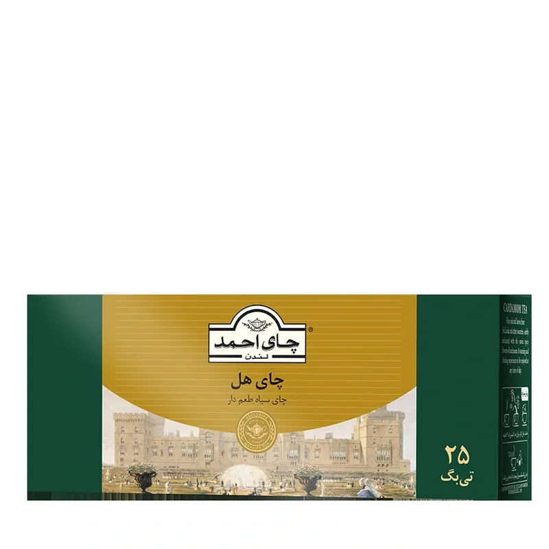 چای سیاه احمد با طعم هل تی‌بگ ۲۵ عددی
