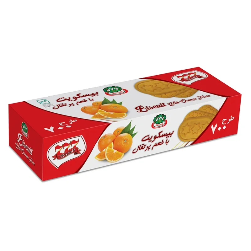بیسکویت پرتقالی ۷۷۷ طرح ۷۰۰