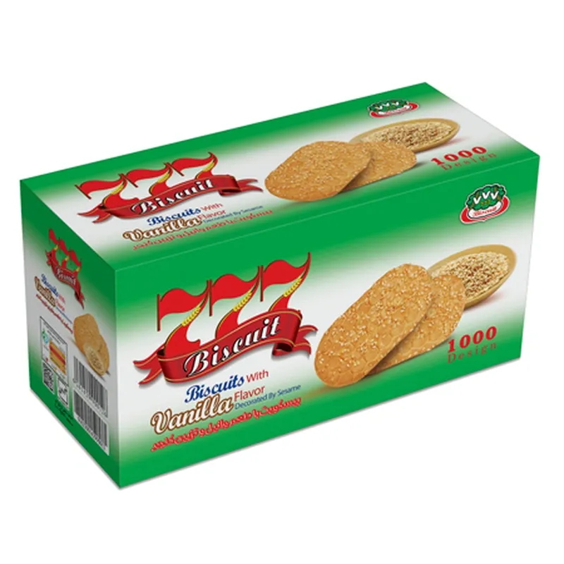 بیسکویت وانیل و کنجد ۷۷۷ طرح 1000