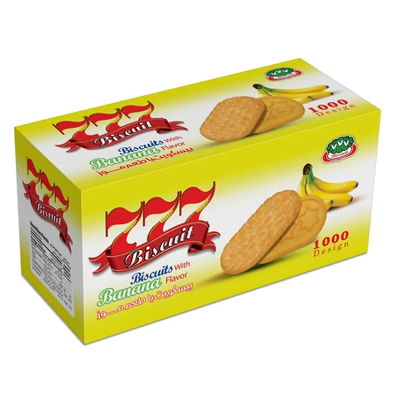 بیسکویت موزی ۷۷۷ طرح ۱۰۰۰