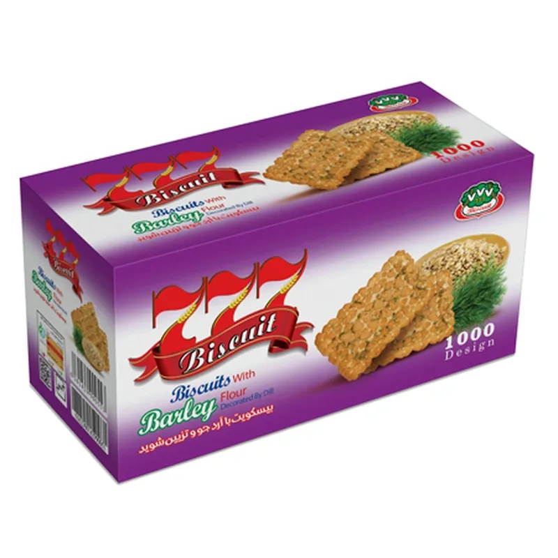 بیسکویت آرد جو و شوید ۷۷۷ طرح ۱۰۰۰