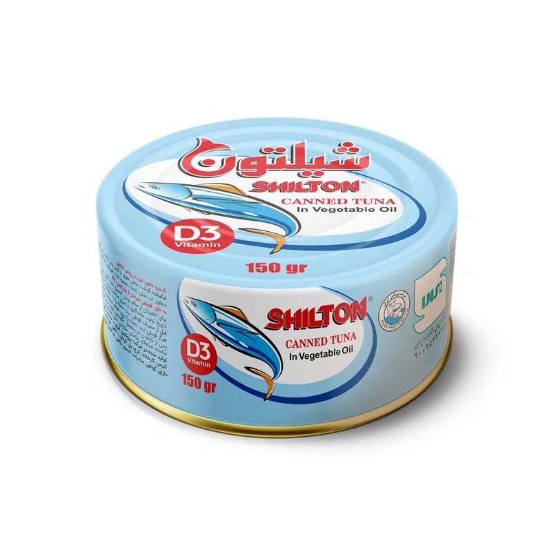 کنسرو ماهی تون در روغن گیاهی شیلتون ۱۵۰ گرمی