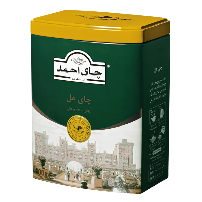 چای هل احمد ۲۰۰ گرمی قوطی فلزی