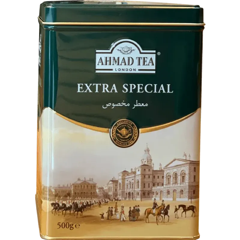 چای معطر مخصوص احمد ۵۰۰ گرمی قوطی فلزی