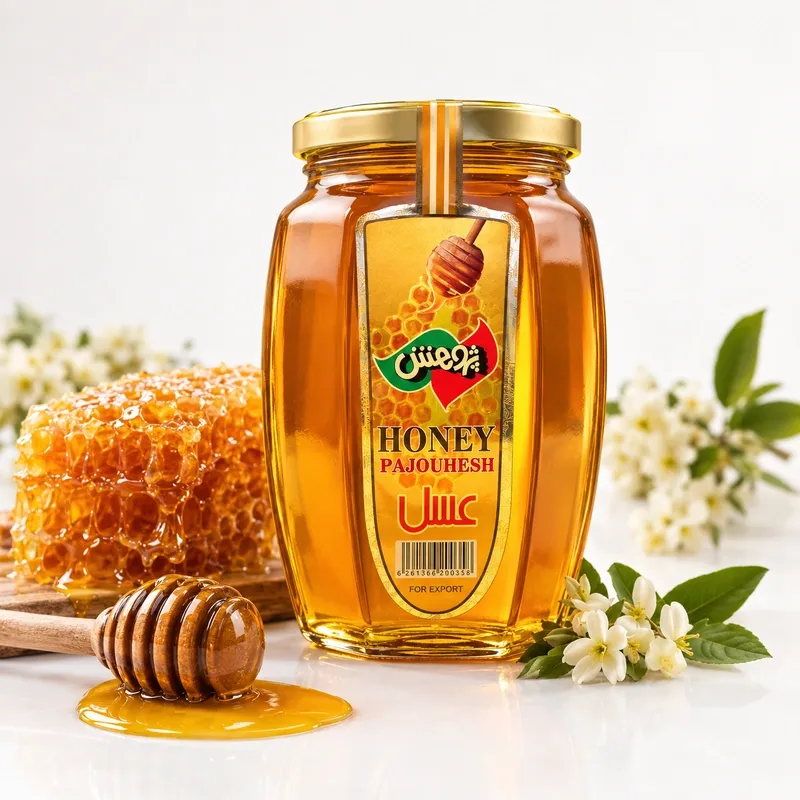 عسل بدون موم پژوهش 500 گرمی